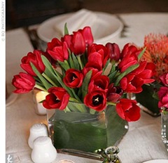 Inspired to Flower: Classic Red Flowers for Your Wedding